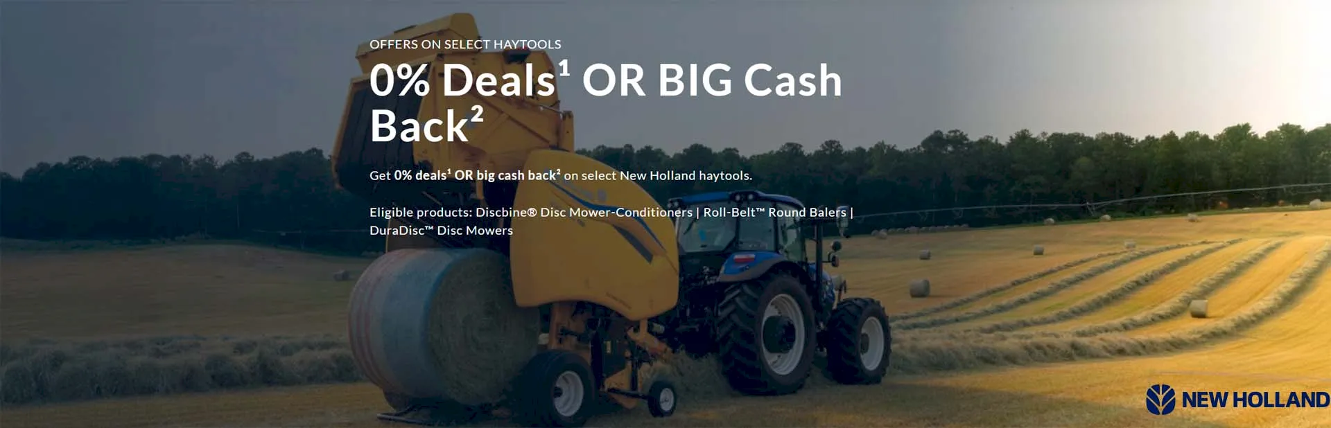 Read more about the article 0% Deals¹ OR BIG Cash Back² – Agricultural Balers