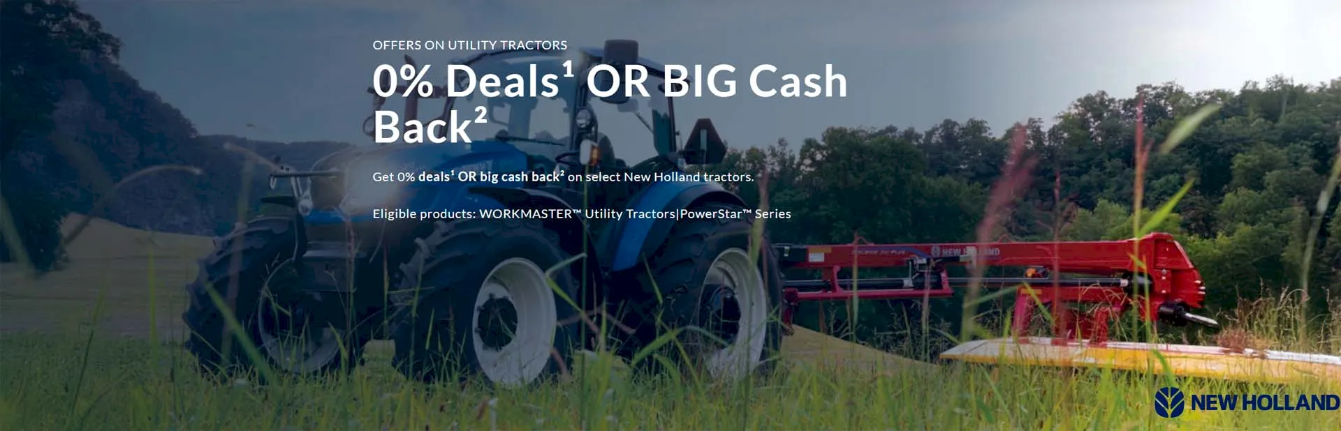 Read more about the article 0% Deals OR BIG Cash Back – Agricultural Tractors