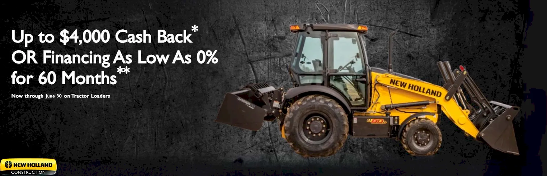 Read more about the article Up to $4,000 Cash Back* OR Financing As Low As 0% for 60 Months – Construction Loaders